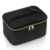 Customised Large Travel Makeup Bag Waterproof Portable Leather Cosmetic Storage Bag with Brushes Slots And Divider