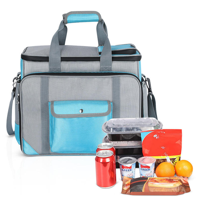 Customized New Outdoor Picnic Multi-function Set Tableware Storage Portable Fresh And Chilled Cooler Bag