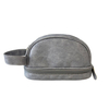 Simple Denim High Texture Dry/wet Separation Double Wash Bag Portable Multi-zipper Travel Makeup Bag