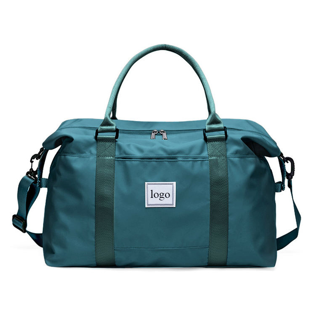 Custom Large Shoulder Weekender Overnight Bag for Women Waterproof Travel Duffel Bag with Wet Pocket Sports Tote Gym Bag