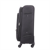 Wholesale New Style Business Factory Waterproof Black Nylon Fabric Soft Travel Luggage Set