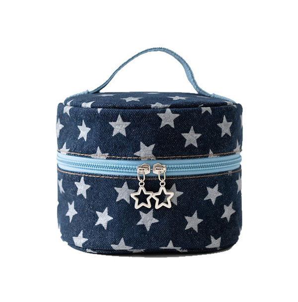 Hot Selling Makeup Organizer Cosmetic Bag Blue Star Style Cosmetic Bag for Girls Gift Set