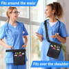 Utility Nursing Fanny Pack Waist Pack Organizer Bag for Student & Medical Professionals