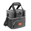 Custom Logo Reusable Portable Lunch Cooler Bags Double Compartment Lunch Bag for Men And Women