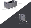 Large Capacity Trunk Auto Durable Collapsible SUV Car Storage Travel Organizer Bag