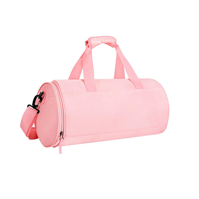 Young Ladies Swimming Yoga Fitness Sports Bag Duffel Crossbody Small Pink Barrel Duffle Bag Small for Girls