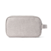 Factory Wholesale Customized Logo Promotional Simple Cheap Portable Gray Small Mens Toiletry Bag Travel