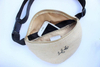 Wholesale Soft Smellproof Natural Color Custom Logo Eco Friendly Recycled Cotton Hemp Fanny Pack Linen Waist Bum Bags