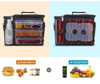BSCI Factory Double-layer Large Capacity One Shoulder Portable Waterproof Insulation Lunch Cooler Bag