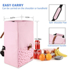 Adjustable Shoulder Strap Printing Insulated Rolltop Lunch Bag Multi-Pocket For Work Office Picnic Outdoor Lunch Cooler Bag
