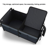 BSCI Manufacturers Wholesale Vehicle Multi - Function Foldable Car Trunk Organizer Large Storage Box for Sundries