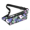 BSCI Factory Waterproof Printed Embroidery Portable Diagonal Body One Shoulder Outdoor Multi-layer Large Capacity Fanny Pack