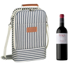 Outdoor Picnic Beach Portable Custom Logo Durable Carrying Wine Cooler Bag Insulated Bags with Handle