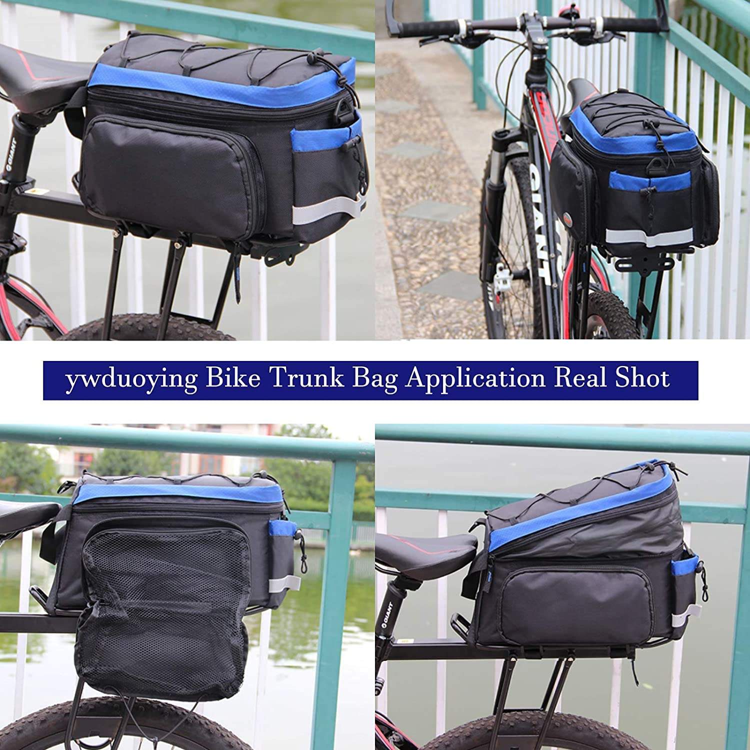 High Quality Bike Rack Rear Pannier Bag Waterproof Bicycle Bag Shockproof Outdoor Durable Cycling Bag