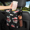 Car Trash Receptacle With Lid And Storage Bag Holder Leak Proof Car Parts Trash Receptacle