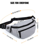 2022 Wholesale Unisex Durable Multifunctional Crossbody Fanny Packs Waist Bag with Adjustable Strap