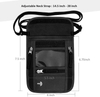 classical waterpoof oxford travel neck pouch passport holder with RFID Blocking for women and men