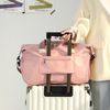 New travel large capacity popular sports leisure swimming yoga excursion handbag women's duffel bag fitness bag