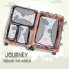 Custom 4 Set Packing Cubes Travel Accessories Suitcase Organizers, Clothes Compression And Storage Bag Women