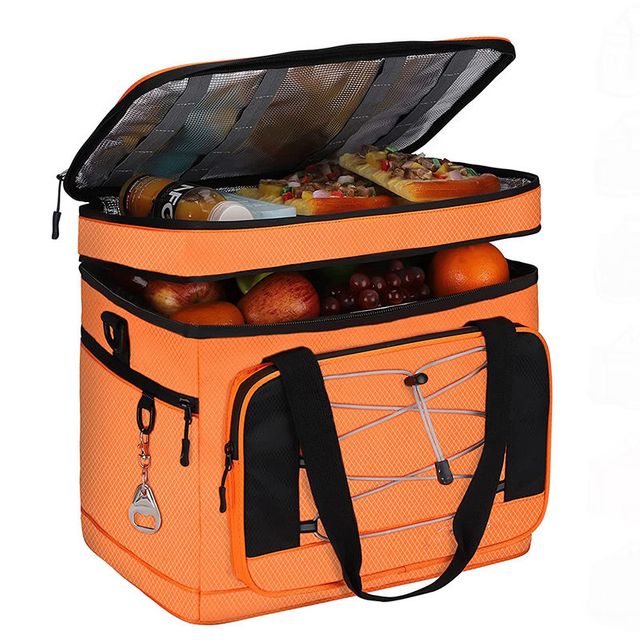 Extra Large 60cans Custom Logo Waterproof Camping Cooler Bag for Beach, Portable Travel Cooler Picnic Bag