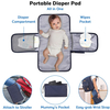 Diaper Bag Baby Nappy Changing Bags Multifunction Waterproof Backpack With Changing Pad Stroller Straps Pacifier Case Unisex