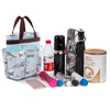 Portable Shower Caddy Basket Folding Bathroom Organizer Storage Mesh Makeup Bag Quick Dry Mesh Hanging Organizer