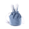 Wholesale Promotion Easter Drawstring Wedding Velvet Candy Gift Bags Pouches Rabbit Ear Velvet Candy Bags