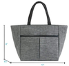 Waterproof School Office School Travel Portable Handy Insulated Tote Bag Big Lunch Bag Cooler Thermal