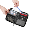 Custom Travel Polyester Passport Holder, Cheap Long Style Passport Wallet