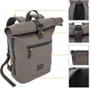 Fashion Expandable Outdoor Cycling Hiking Trip Daypack Rucksack Trendy Laptop Roll Top Backpack