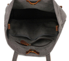 Women canvas crossbody shoulder bag with crazy leather handle portable canvas bags women tote bags handbags