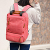 Portable Woman Travel Laptop Bag School College Notebook Backpack with Portable Handle