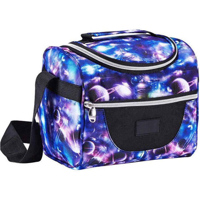 Wholesale Small Custom Sublimation Print Pattern School Kids Lunch Box Bag Insulated Thermobag for Children