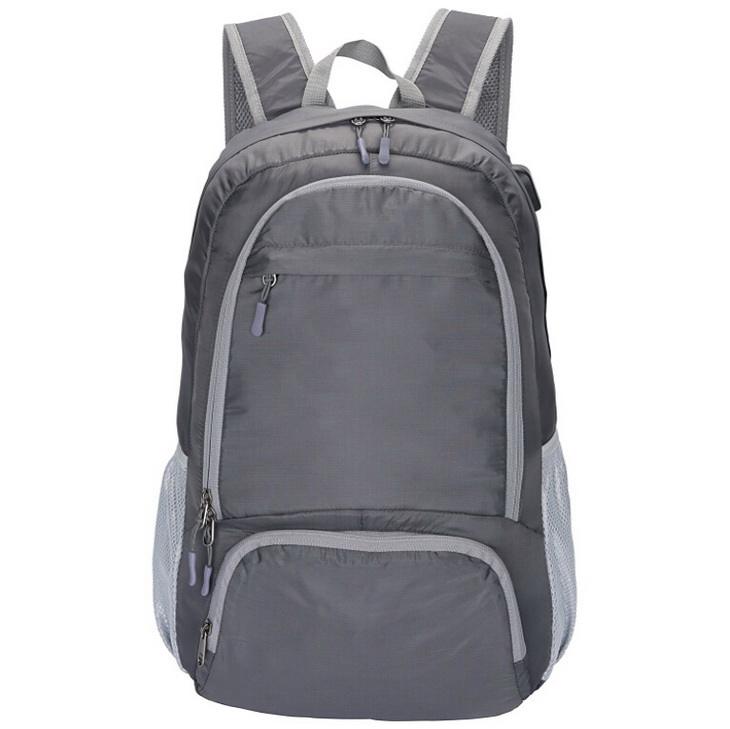 Promotional Durable Foldable Backpack with USB