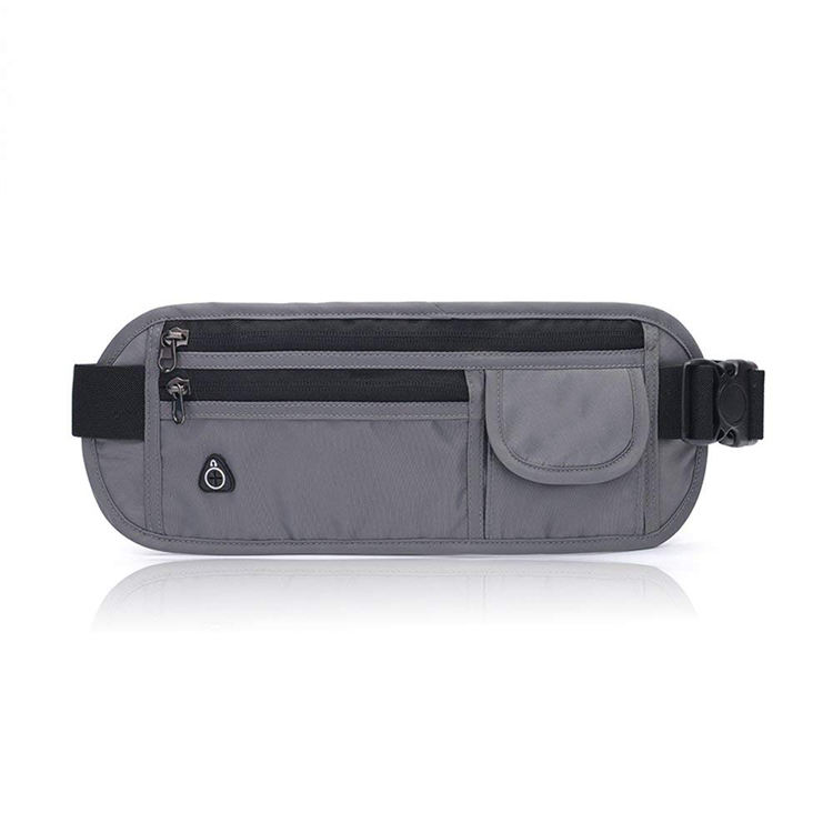 Ripstop Slim Running Sport Waist Fanny Pack For Men with Headphone Jack