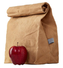 Lunch Bag, Waxed Canvas, Durable, Plastic-Free, Gray, For Men, Women And Kids