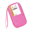 Travel Passport Wallet, Waterproof Family Passport Holder RFID Blocking Document Organizer Case with Hand Strap