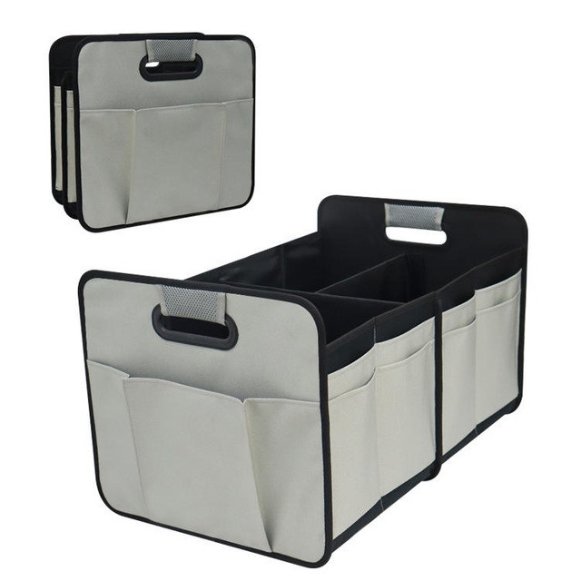 Collapsible High Quality Oxford Car Boot Organizer Storage Box Trunk Organizer