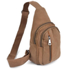 Heavy Duty Vintage Chest Sling Satcher Bag Large Crossbody Canvas Single Shoulder Bag Cross for Travel