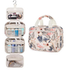 Full Colors Sublimation Customized Waterproof Cosmetic Bag Makeup Case Collapsible Hanging Travel Toiletry Bag