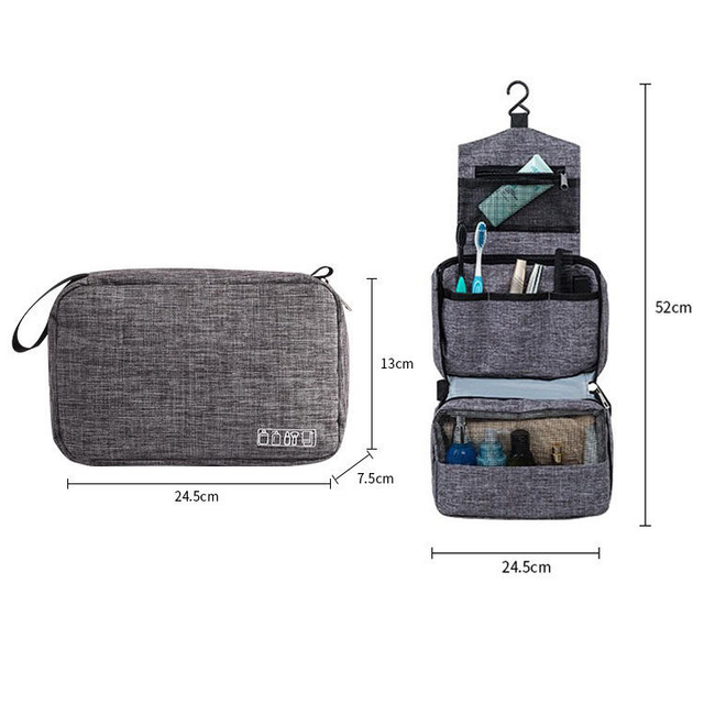 Wholesale Multifunction Hanging Toiletry Bag Men Cosmetic Travel Cleaning Products Organizer