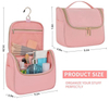 Custom Stylish Waterproof Women Hanging Toiletry Storage Organizer Wash Bag Candy Make Up Bag Cosmetic for Travel