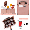 High Quality Waterproof Roll Top Thermal Insulated Lunch Bag With Shoulder Strap