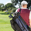 zippered closure wholesale adjustable shoulder strap mini golf bag cooler beach beer sleeve cooler backpack bag