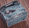 Large Expandable Auto Car Truck Travel Organizer Foldable Trunk Cargo Storage Organiser with Cooler Bag for Front Back Seat