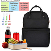 Durable Oxford Polyester Dual Deck Food Drink Lunch Carry Backpack With Insulated Cooler Compartment