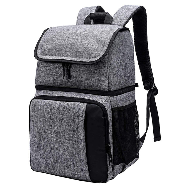 Extra Multi Pockets Travel Picnic BBQ Backpack With Cooler Compartment