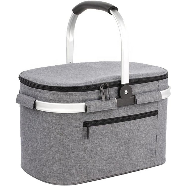 Large Capacity Collapsible Travel Cooler Lunch Picnic Basket Bags Shopping Camping Cooler Bags Custom Logo Insulated