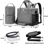 Weekend dogs cats travelling backpack airline approved tote food carrier bag pet dog travel bag organizer with multi-Function