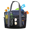 Custom Logo Private Label Lightweight Transparent Mesh Beach Bag Large Capacity Tote Bag For Summer Pool Travel
